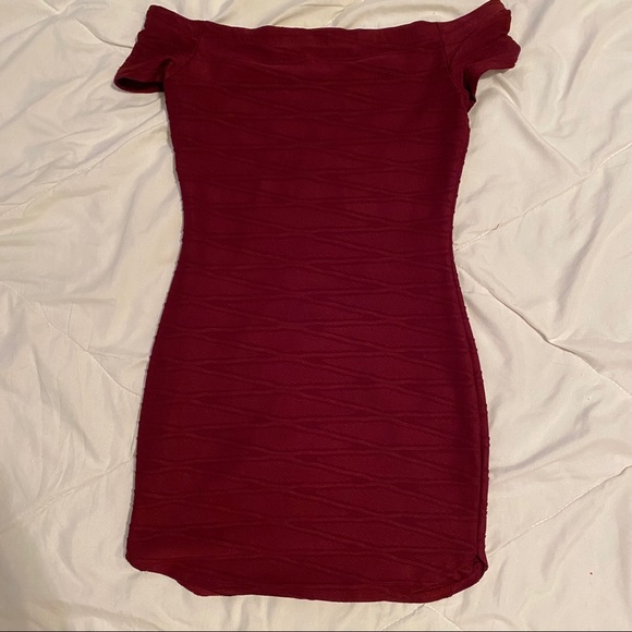 Textured Mini Dress - Picture 2 of 3